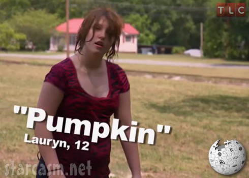 Lauryn Pumpkin Honey Boo Boo