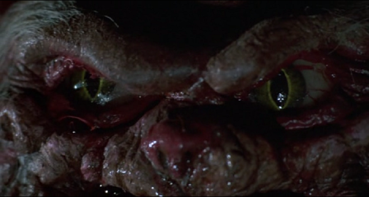 ghoulies eyes close up  screen shot movie puppets effects screenshot