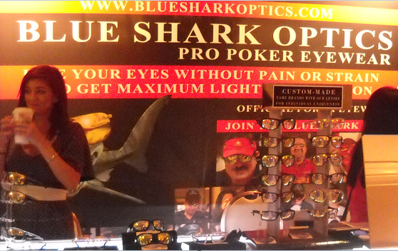 wsop world series of poker 2013 poker sunglasses shades blue shark