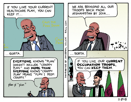 Ted Rall's supposed racism.